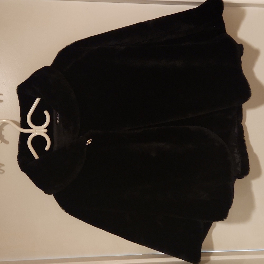 Faux Fur Cape